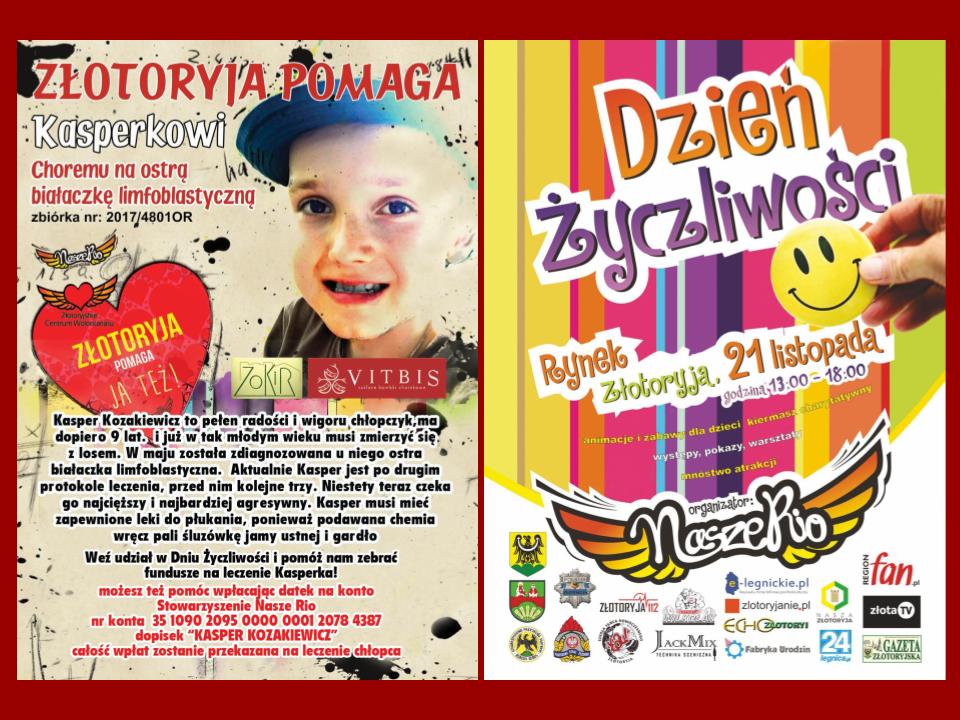 Plakat informacyjny obrazek przedstawia uśmiechniętego chłopca